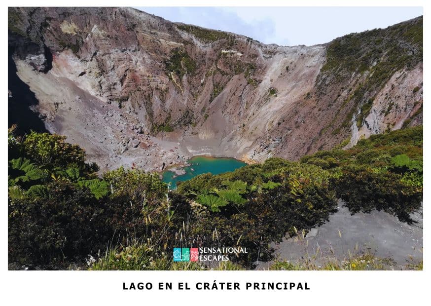 Lago principal del Volc&aacute;n Iraz&uacute;